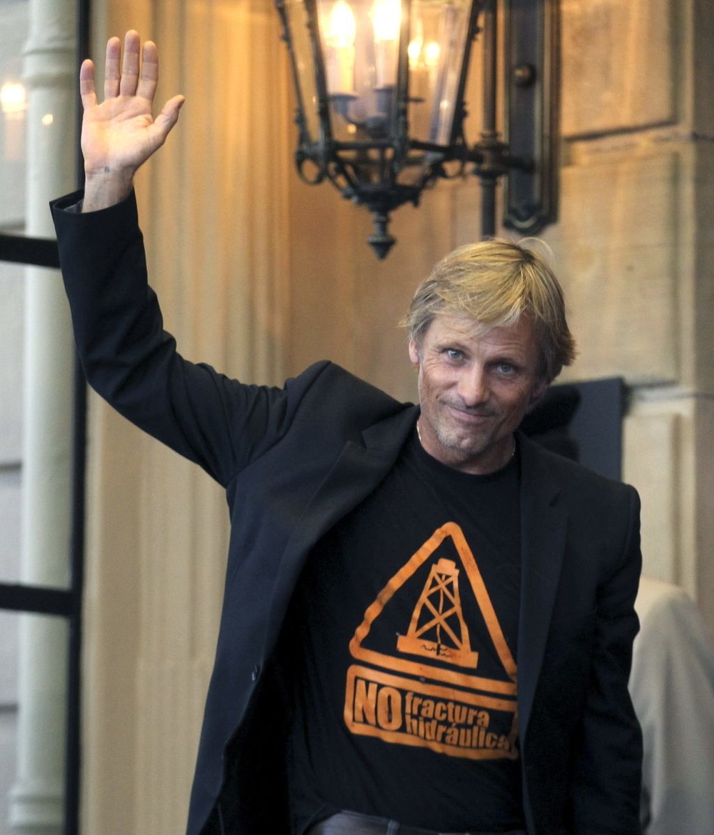 Viggo Mortesen llega a la capital donostiarra