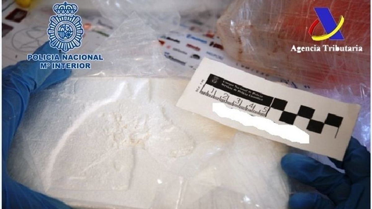 Interceptan un contenedor de cacahuetes con 134 kilos de cocaína