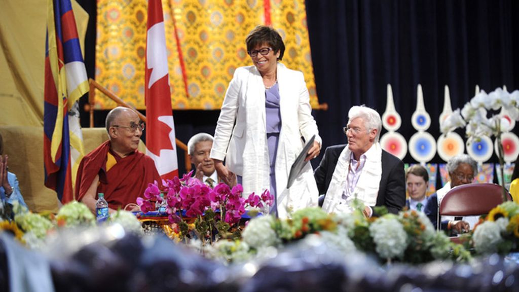 Richard Gere celebra el 80 cumpleaños del Dalai Lama