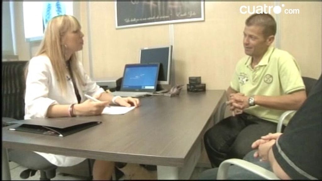 Javier acude a su primera consuta