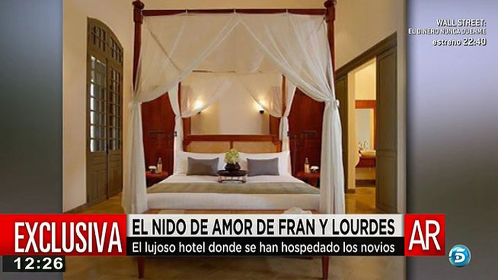 Así es la lujosa suite en la que se han alojado Francisco Rivera y Lourdes Montes