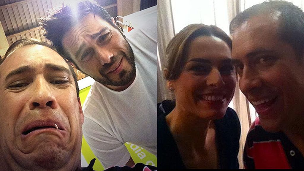 Risas y mucho selfie en el rodaje de la segunda temporada de ‘Chiringuito de Pepe’