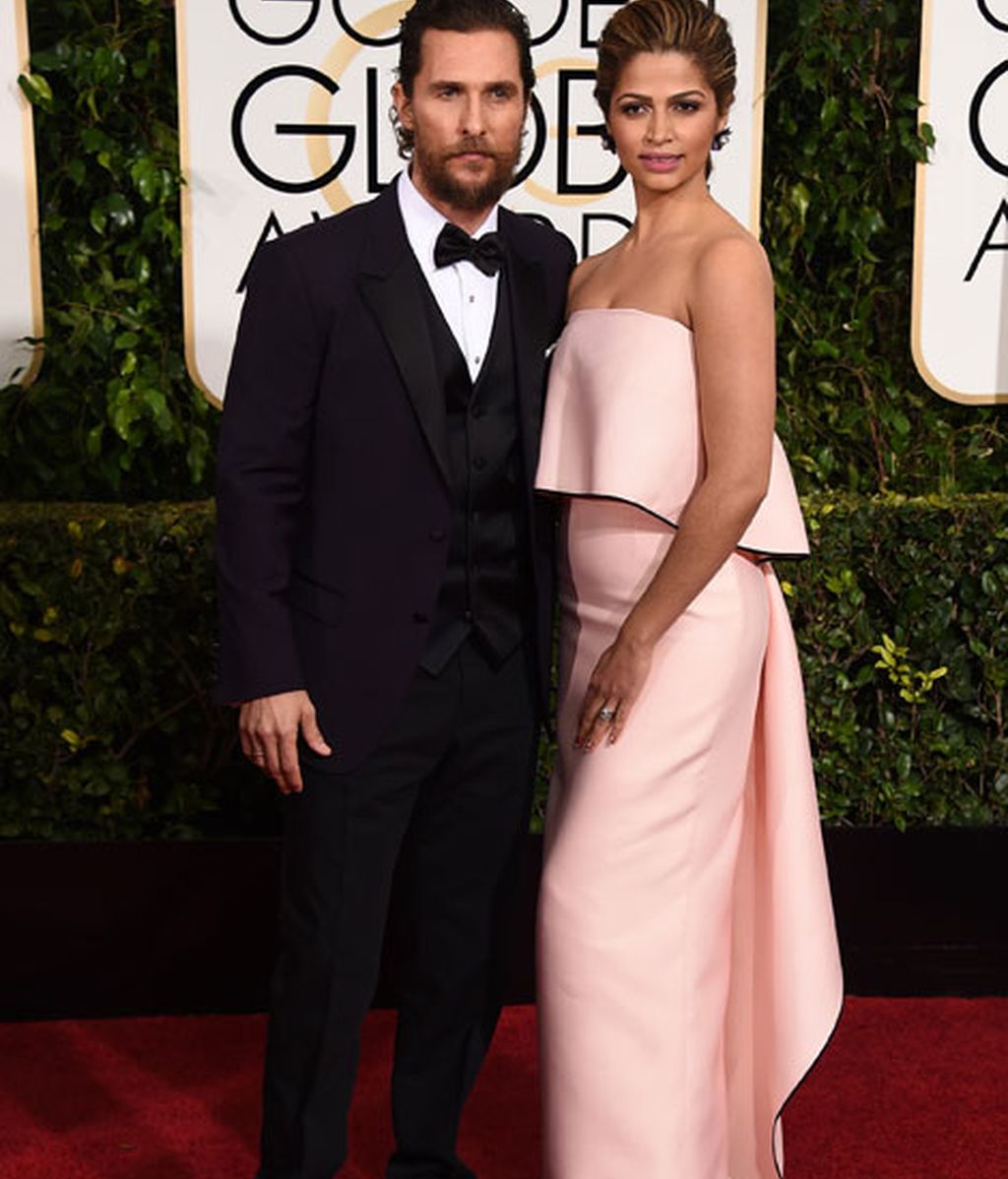 Las actrices arriesgan poco en la alfombra roja de los Globos de Oro