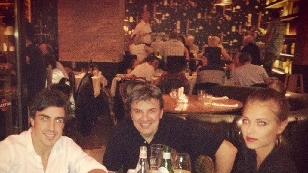 Fernando Alonso se deja ver con una modelo rusa de 22 años