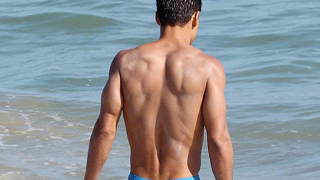 Los dos amigos estuvieron acompañados por la hija del actor