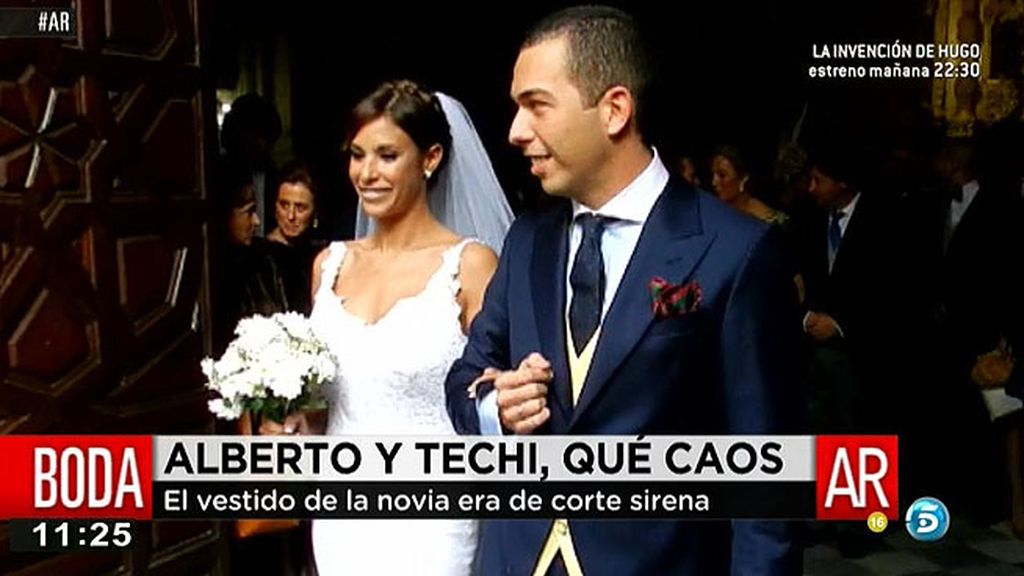 La pareja se casó por la iglesia en Sanlúcar de Barrameda