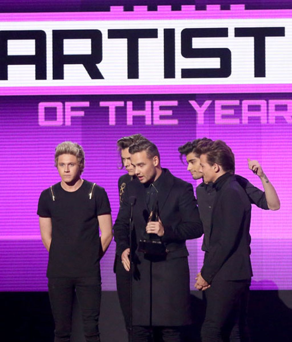 Los One Direction se consagró como el mejor grupo del año