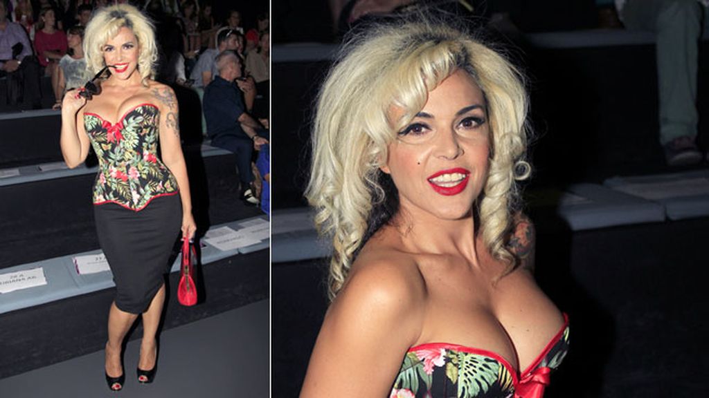 Silvia en el desfile de Maya Hansen y María Barros