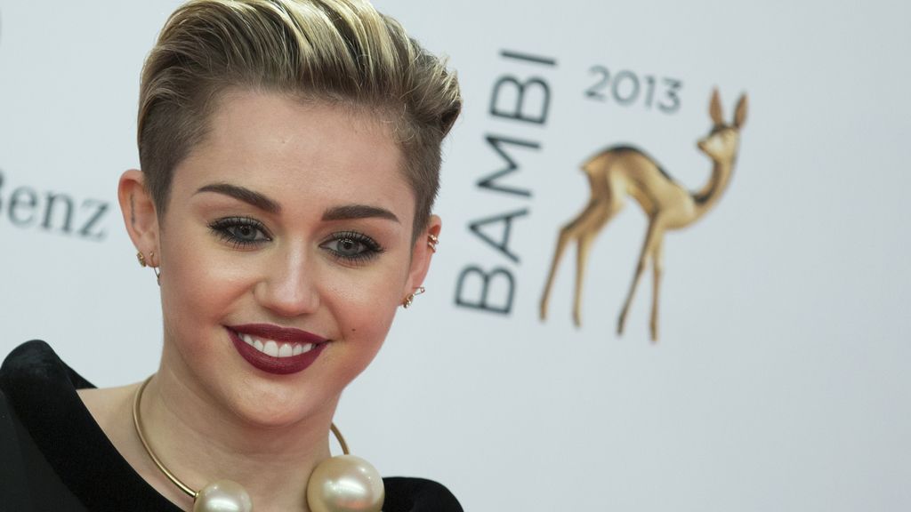 Miley Cyrus a su llegada a los 'Premios Bambi'