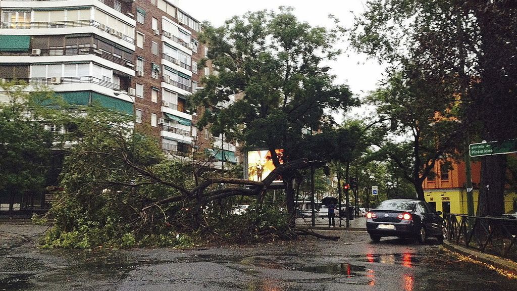 Tormenta en Madrid