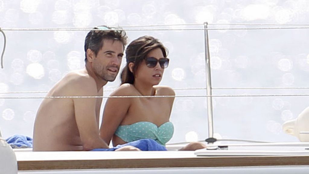 Unax Ugalde y su novia, Neus Cerdá Balaguer, en Ibiza