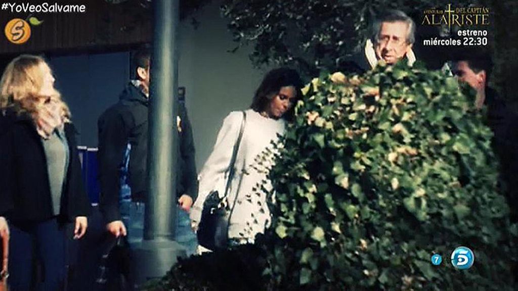 Gloria Camila y José Fernando llegaban a su casa de Madrid para ver a su padre
