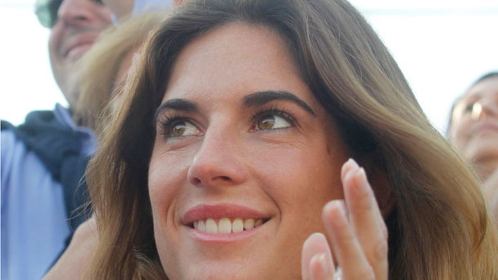 Lourdes Montes estaba radiante en la Plaza de toros