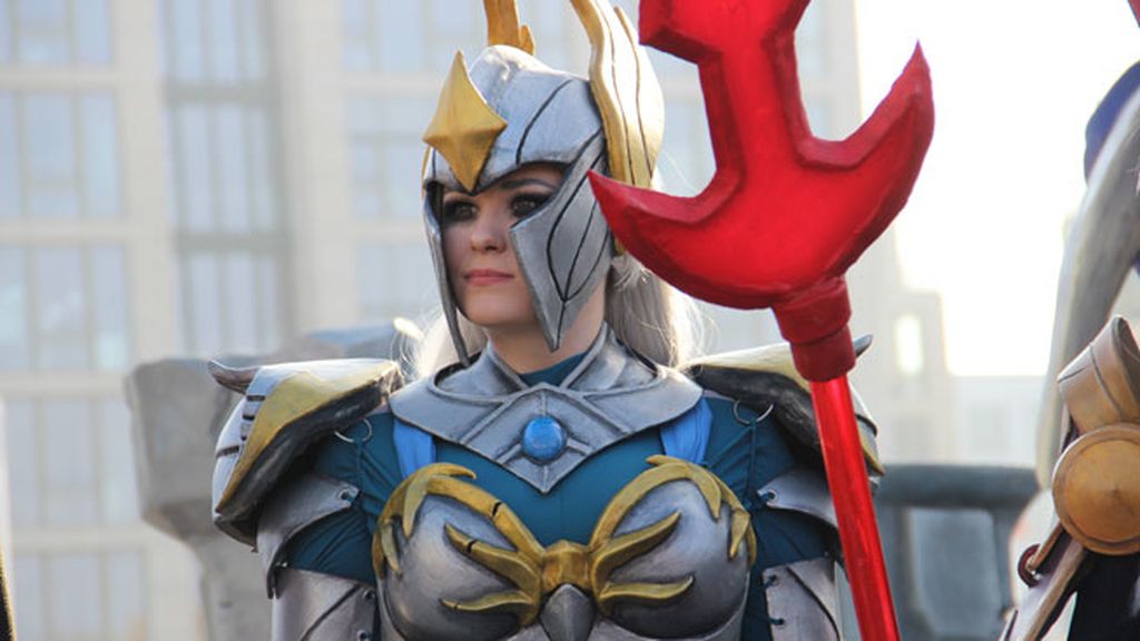 Durante las finales del campeonato del mundo