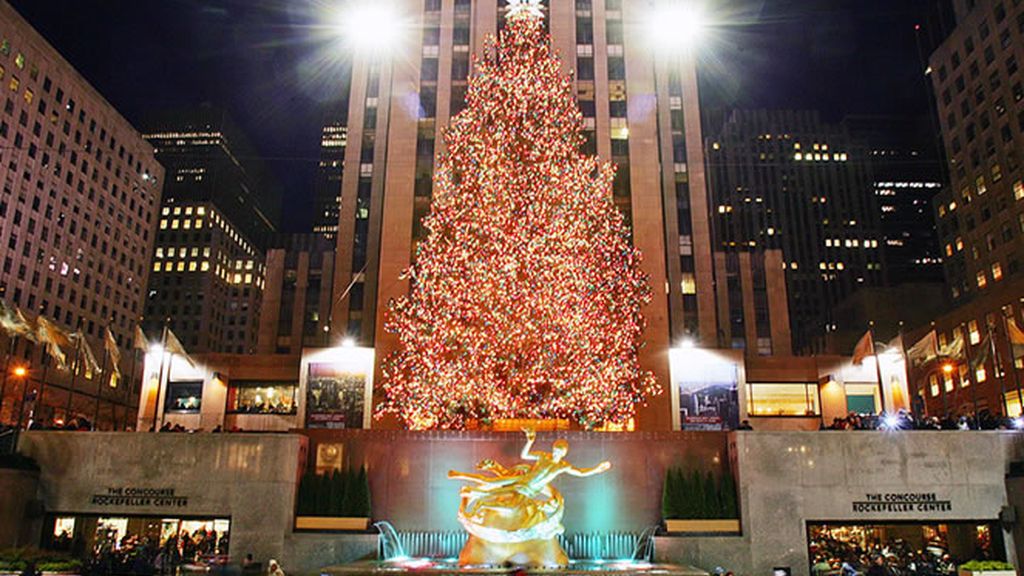 La navidad en Nueva York no se concibe sin el mítico árbol de Navidad de la Rockefeller Center
