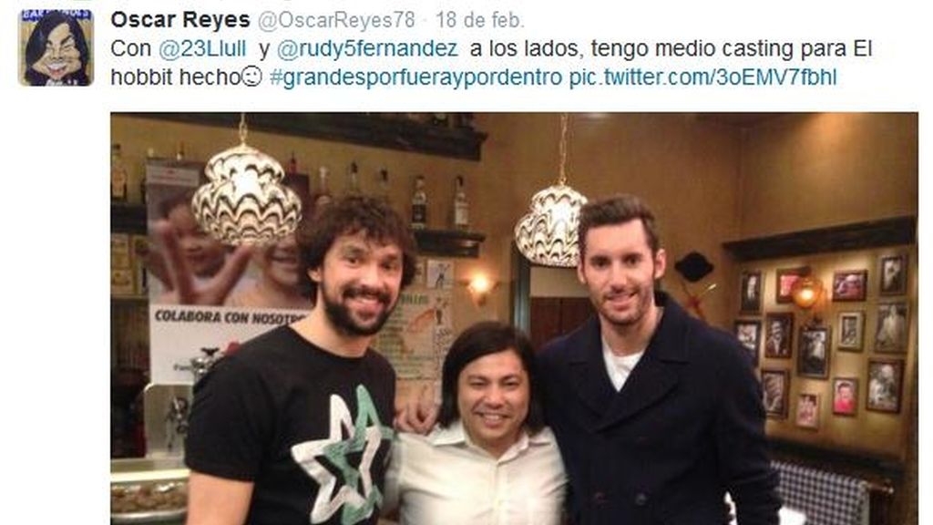 Twitter de Óscar Reyes, de Aída
