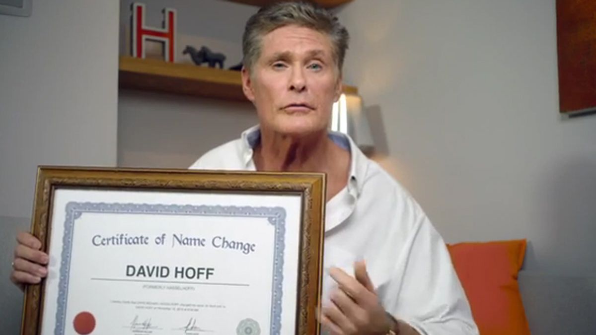 David David Hasselhoff