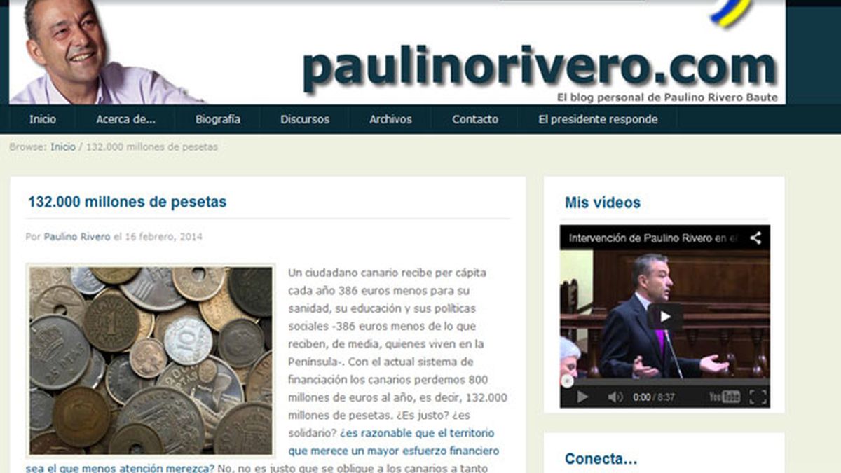 Blog de Paulino Rivero