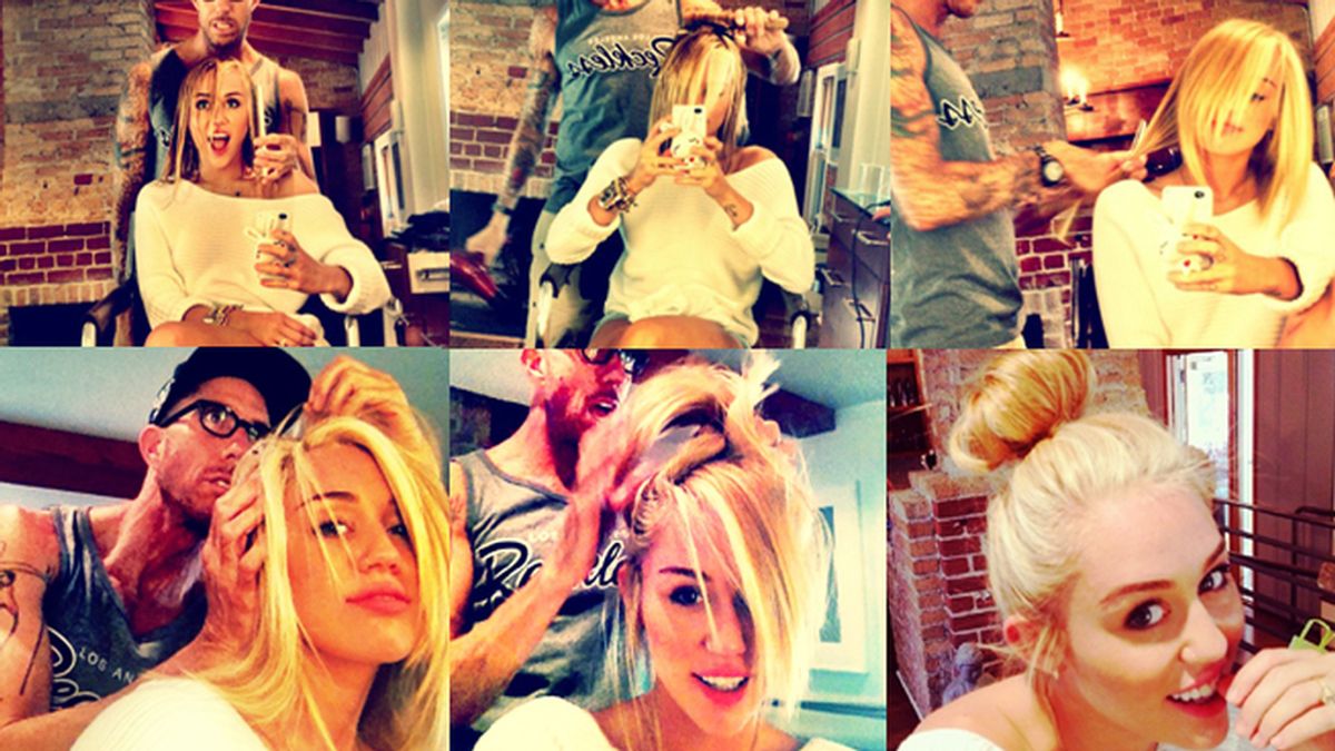 El peinado de Miley Cyrus