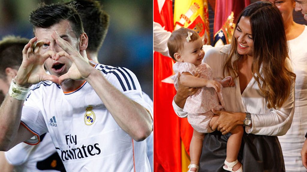 Bale entrega su corazón con cada gol a su chica y a su hija