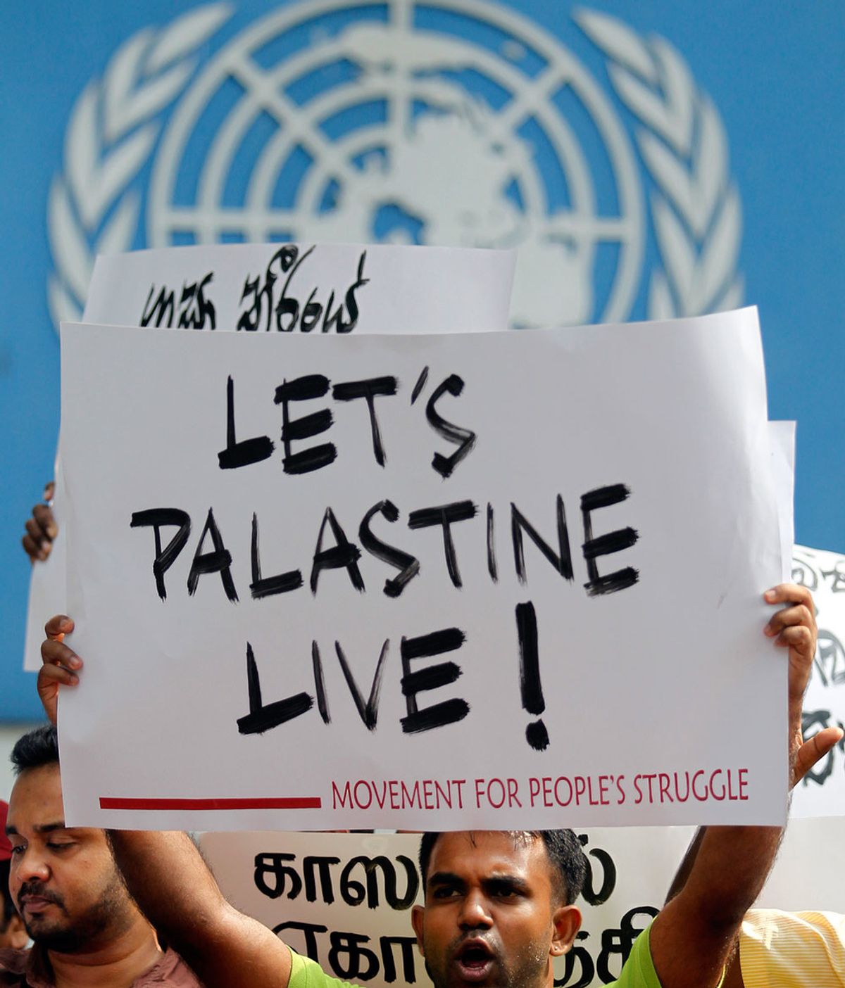 Manifestación en favor de Palestina