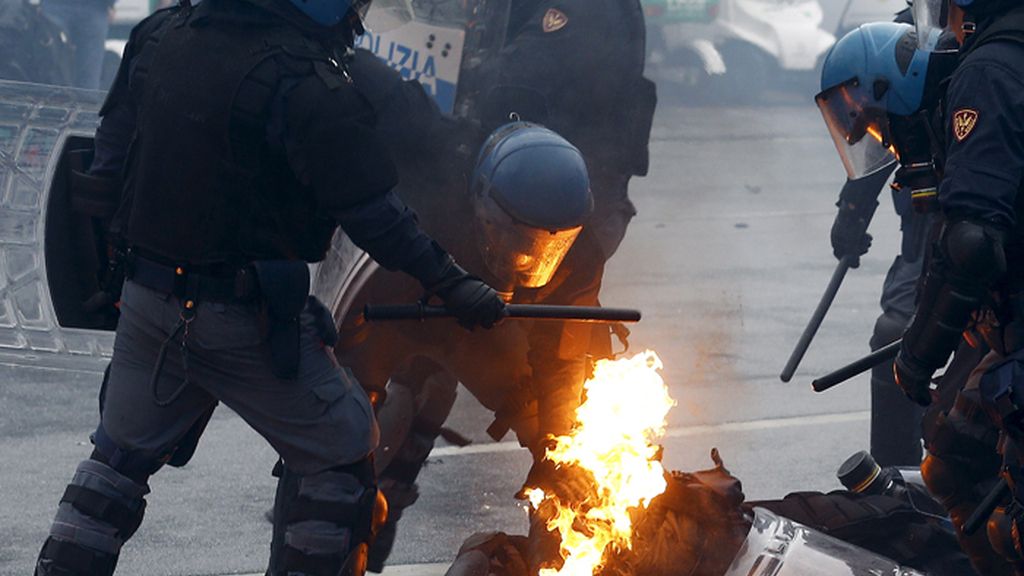 Batalla campal en Milán contra la Expo 2015