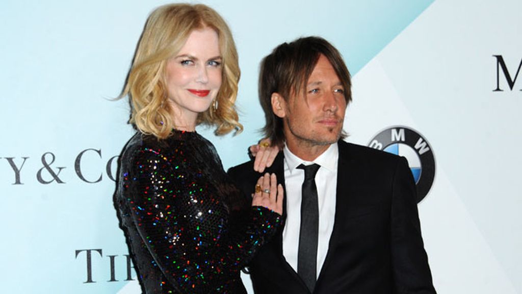 Nicole Kidman y Keith Urban eligieron el color oscuro