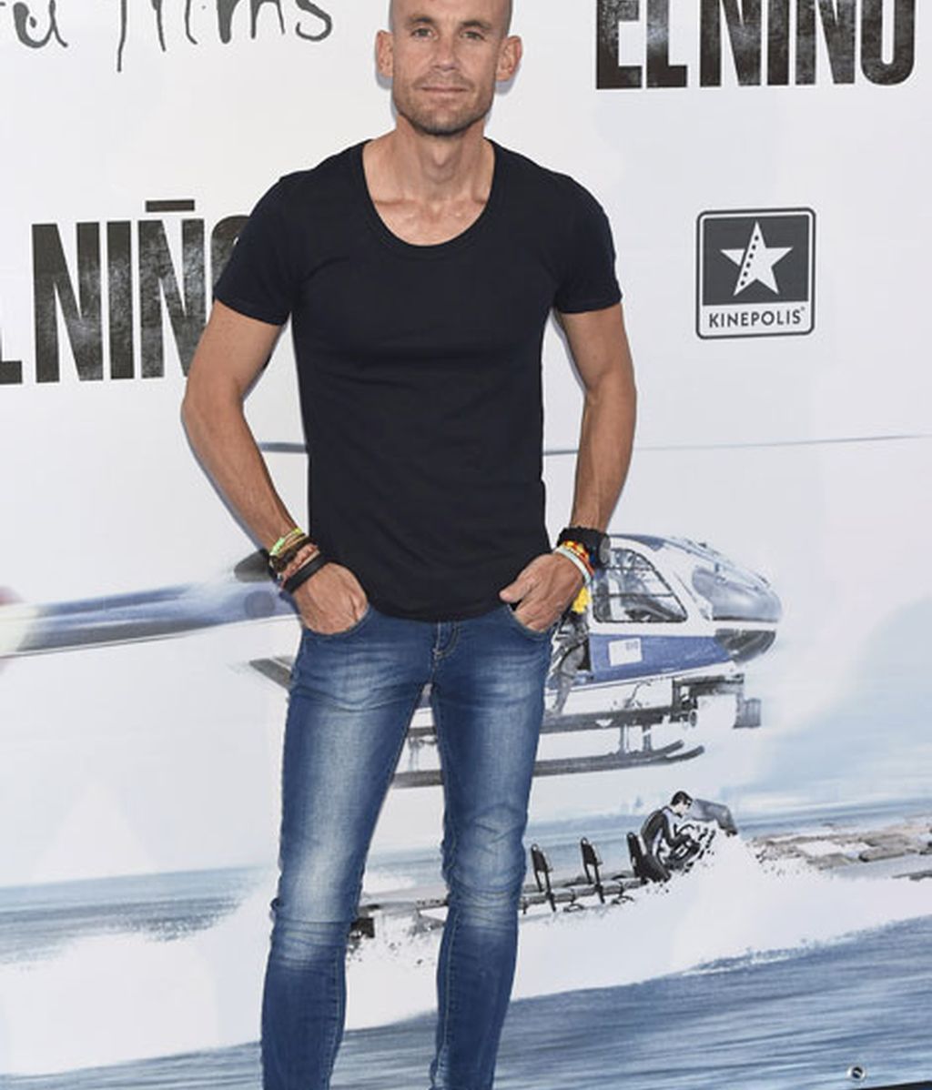 El periodista Ramón Fuentes no quiso faltar a la premiere