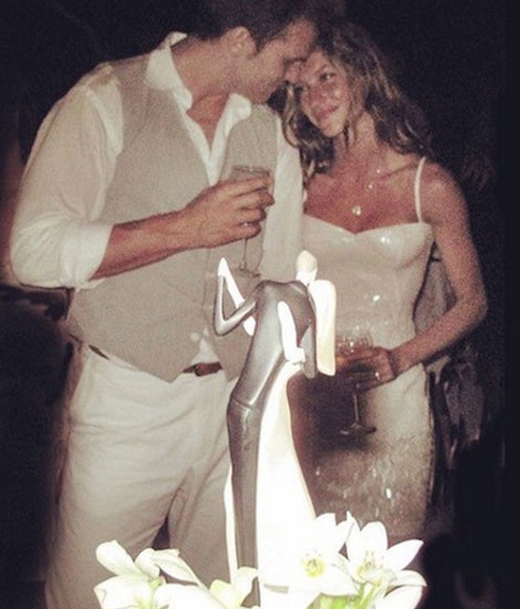 Gisele Bündchen desvela su vestido de novia en Instagram