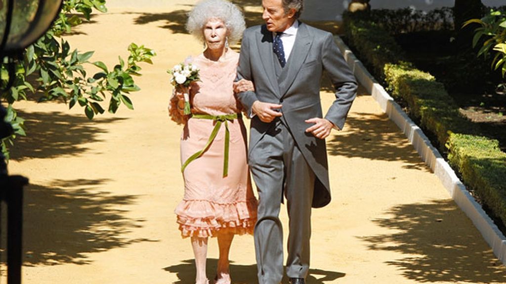 Unos de sus looks más comentados fue el que lució en su boda con Alfonso Díez