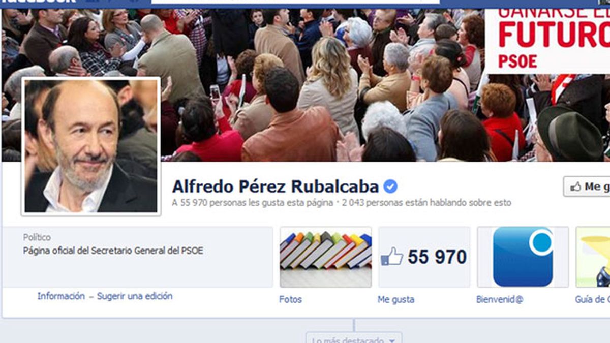 Rubalcaba habla en Facebook