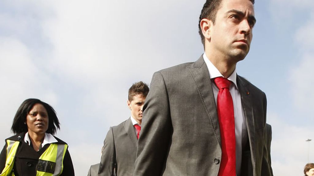 Xavi aterrizan en Sudáfrica