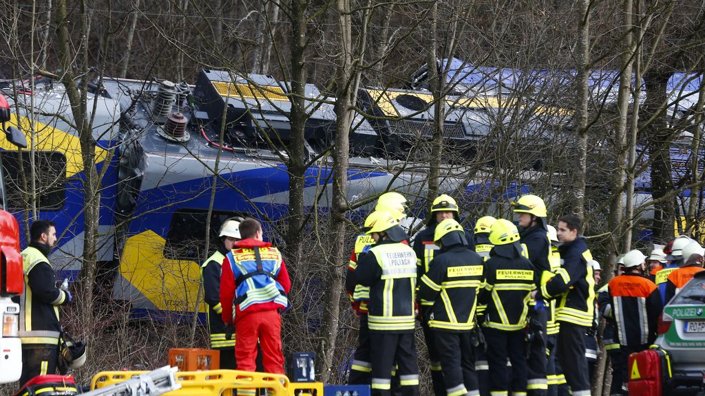 Choque de trenes en Baviera