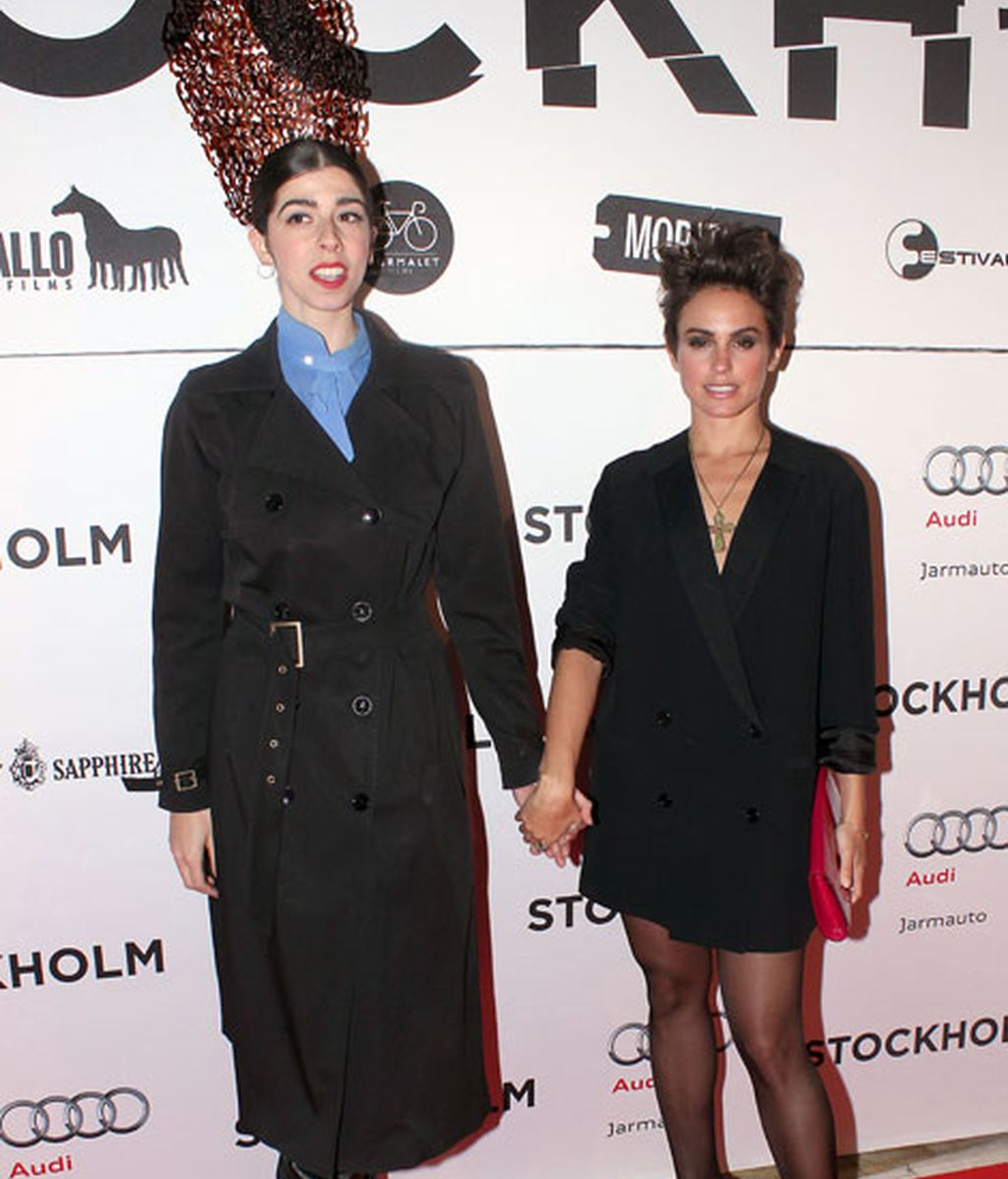 Ana Fernández, Verónica Echegui y Ana Rujas, en el estreno de 'Stockholm'
