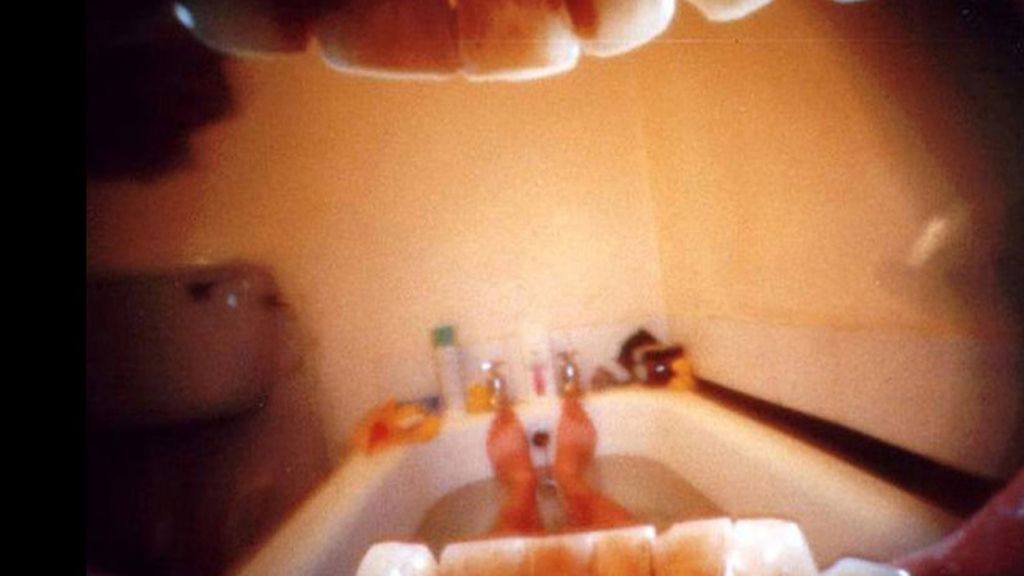 El fotógrafo Justin Quinnell utiliza una cámara  dentro de la boca