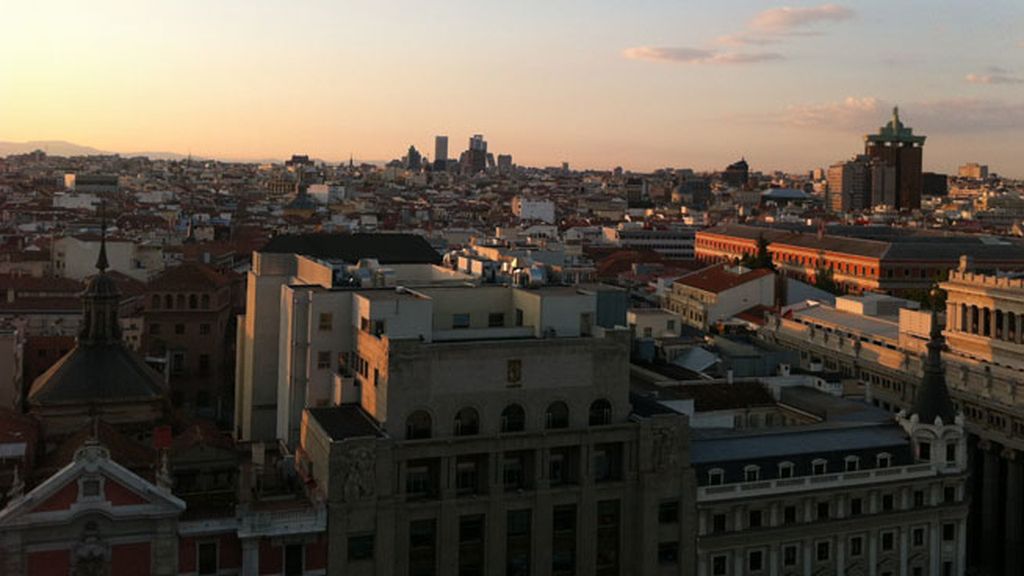 Impresionantes vistas desde la azotea del Círculo de Bellas de Artes