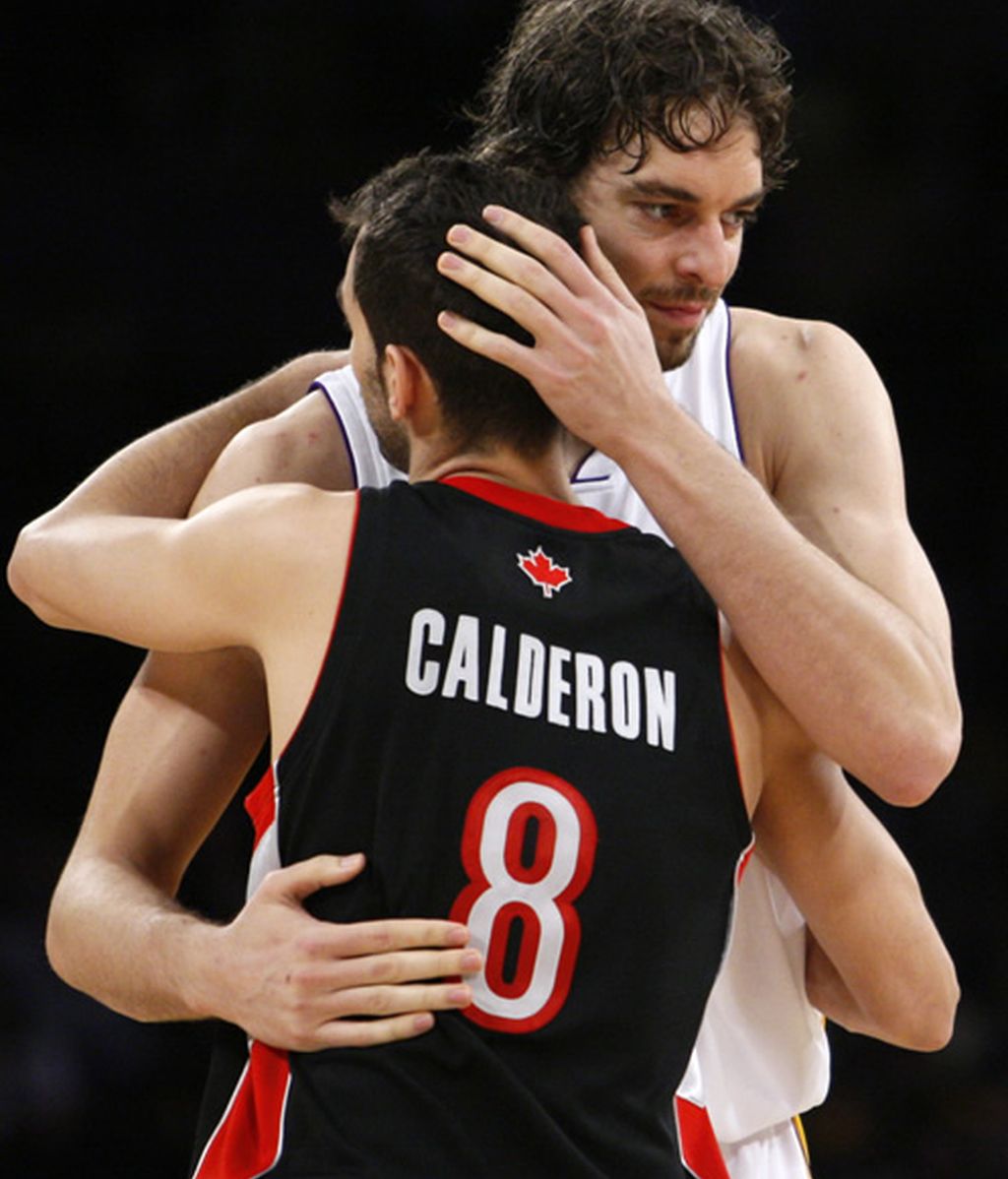 Gasol y Calderón, rivales el viernes en Cuatro