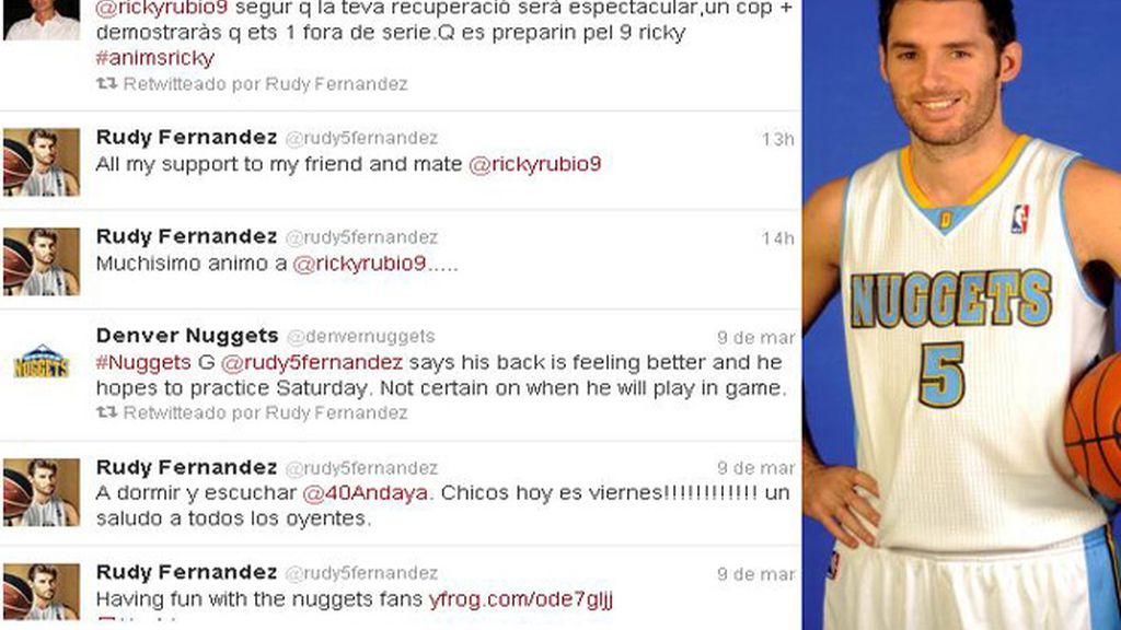 Todos con Ricky en Twitter