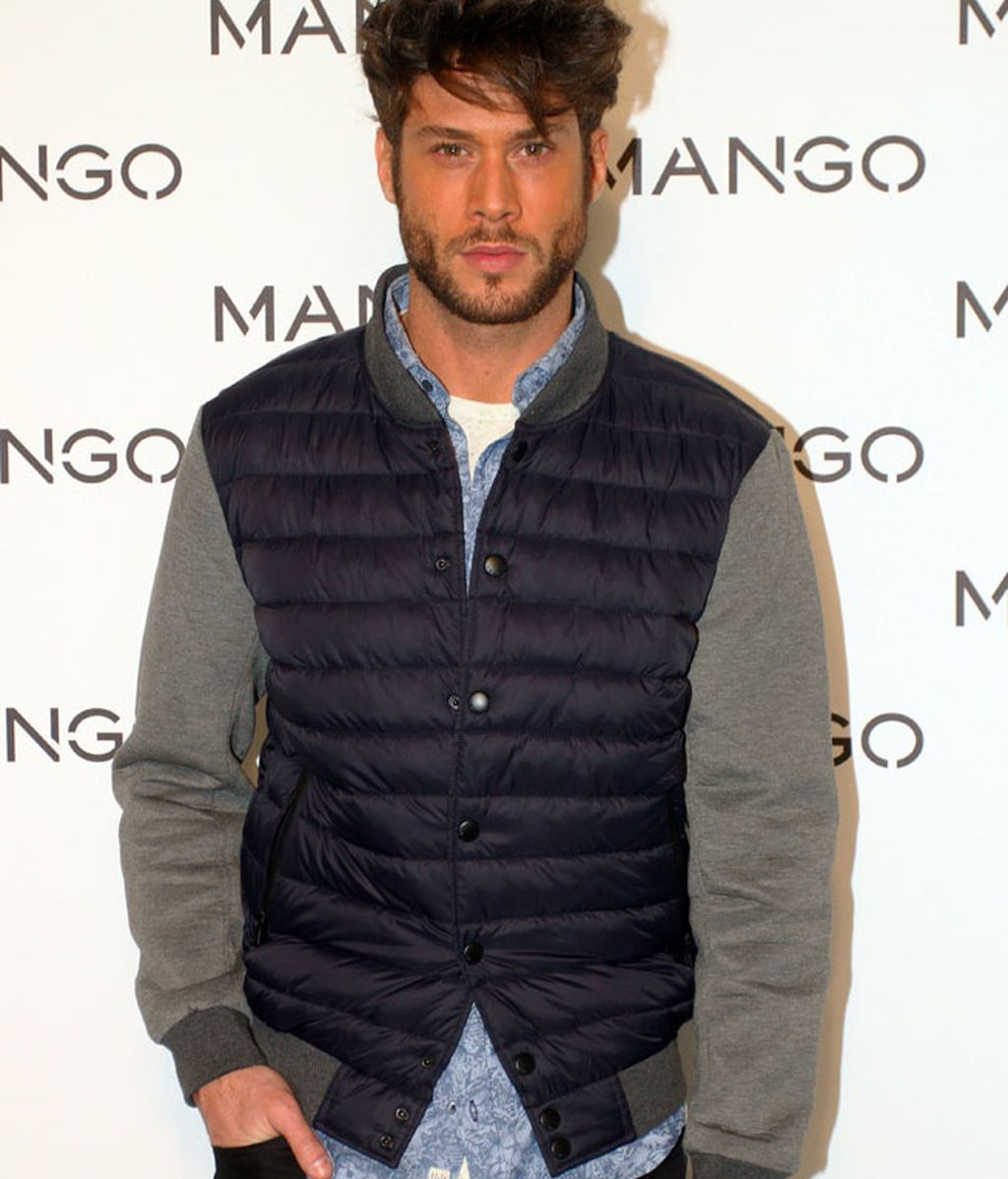 El actor José Lamuño tampoco se quiso perder el desfile de Mango
