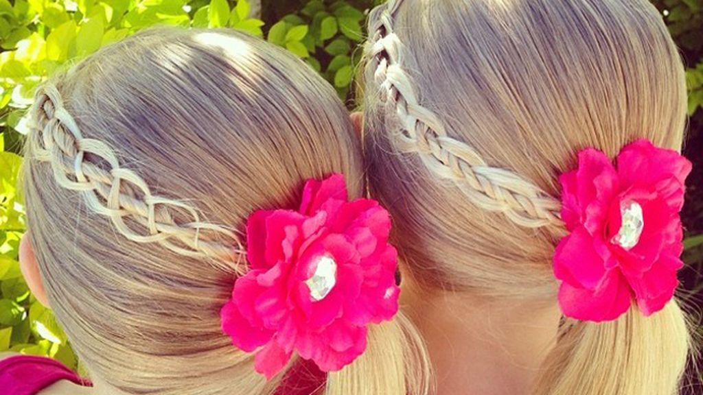 Los peinados de dos niñas gemelas revolucionan Instagram