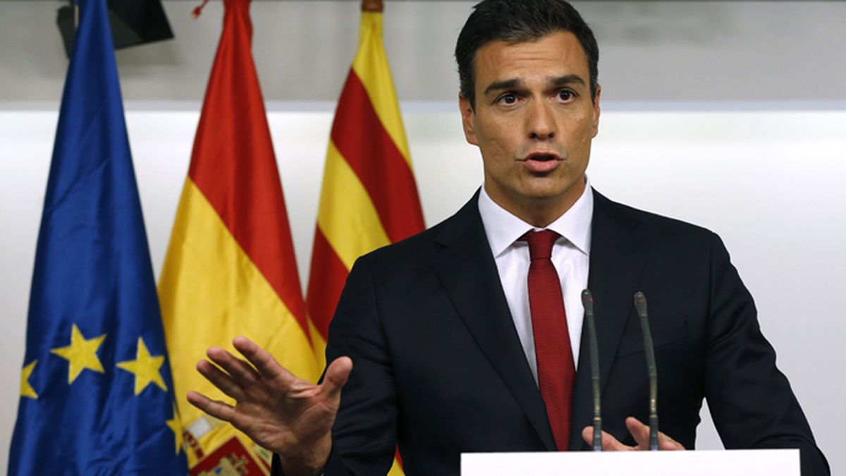Pedro Sánchez valora los resultados electorales en Cataluña