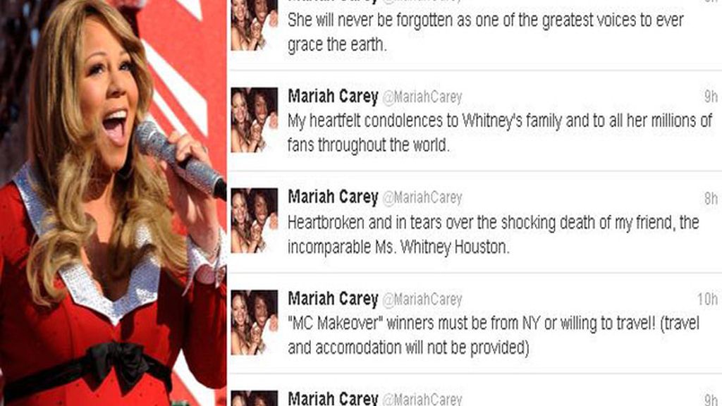 Twitter despide a Whitney Houston