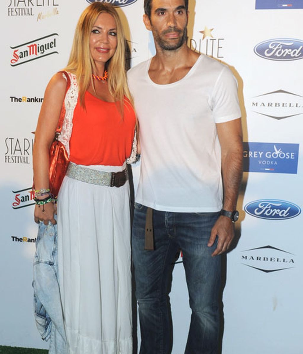 La presentadora Ingrid Asensio junto a Fernando Sanz