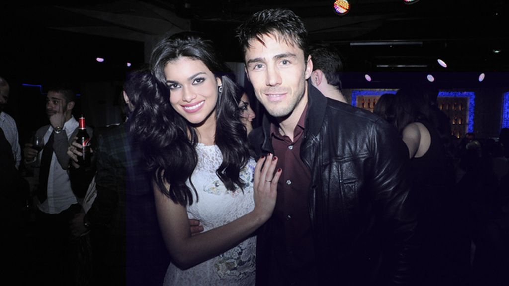 El actor Rubén Sanz tampoco quiso perderse la animada fiesta