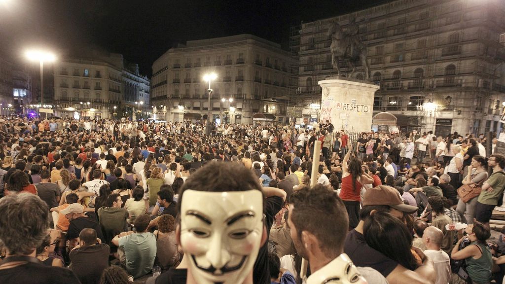 Los indignados siguen concentrandose