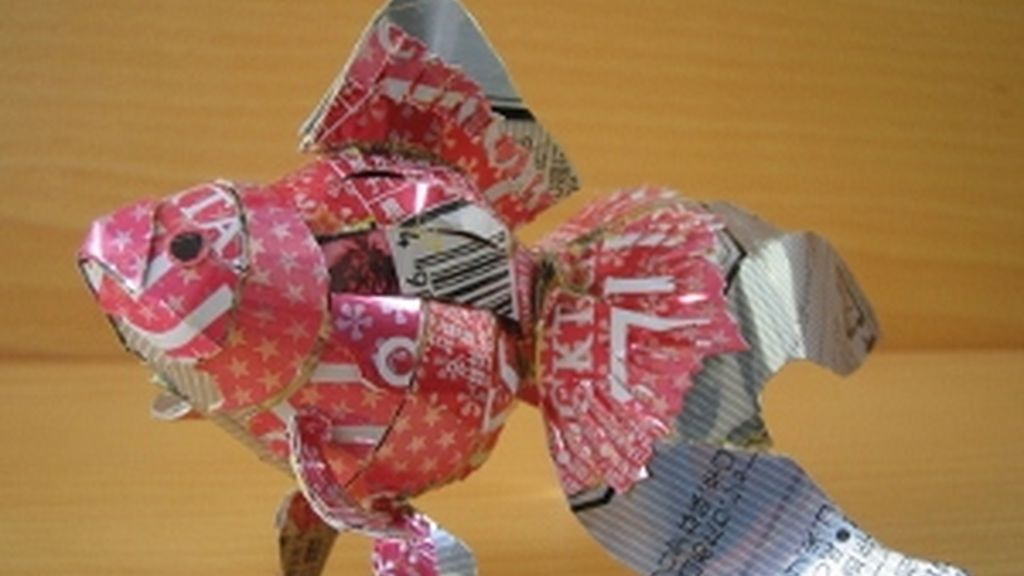 De lata de cerveza a figura de arte