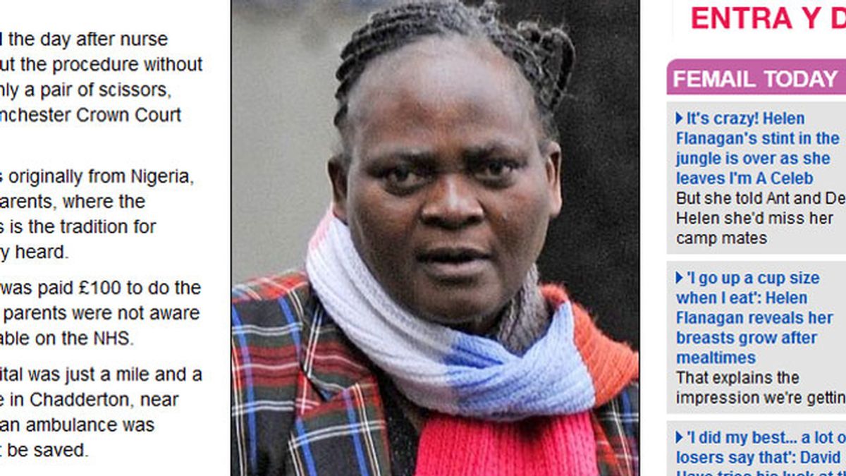 Grace Adeleye está acusado de homicidio tras fallecer el bebé al que practicó la circuncisión