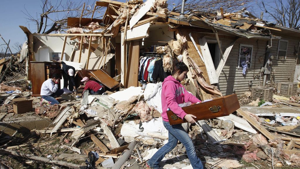 Ola de tornados en EEUU