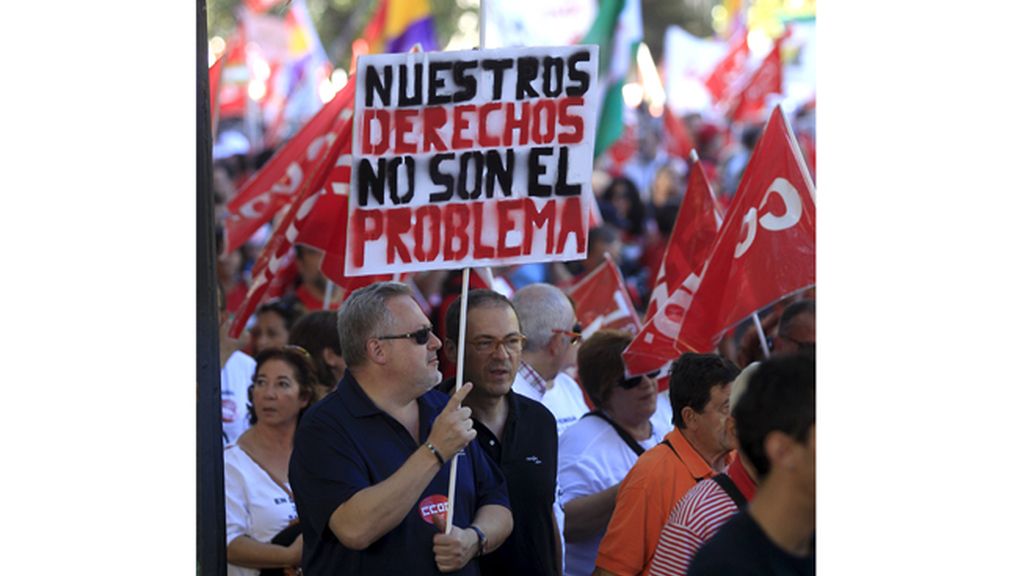 Manifestación contra los recortes en Madrid