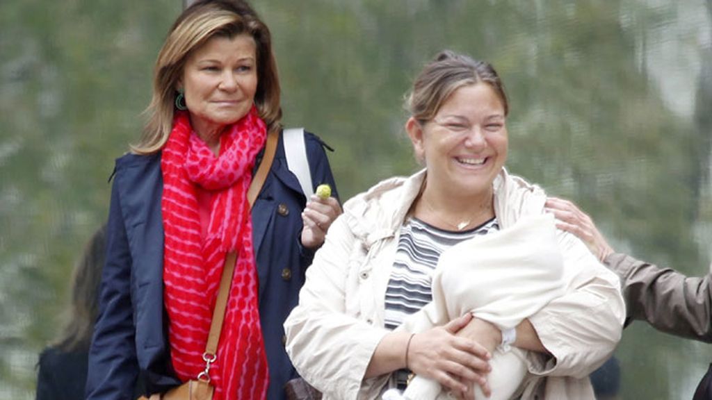 Solo faltó la tía, Carla Goyanes, y su hijo Carlitos
